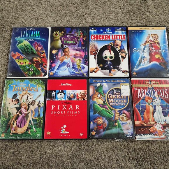 Disney Animated Classics DVD Movie Lot - Picture 1 of 3